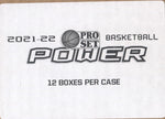 2021-22 Leaf Pro Set Power Basketball Hobby, 12 Box Case