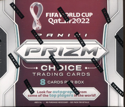 2022 Panini Prizm World Cup Soccer Choice 20-Box Case Price Release Date  Checklist
