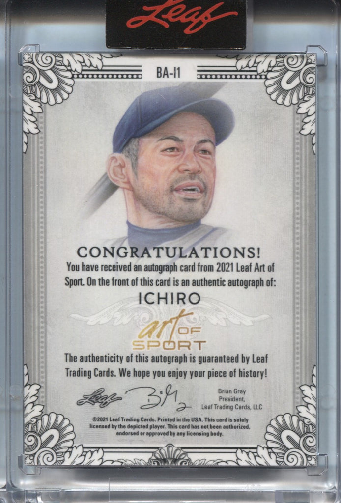 Ichiro Suzuki Autographed Signed Seattle Mariners Hall Of Fame