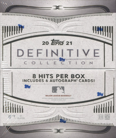 2021 Topps Definitive Baseball, Box