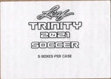 2021 Leaf Trinity Soccer Hobby, 5 Box Case
