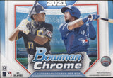 2021 Bowman Chrome Baseball HTA Choice, 12 Box Case