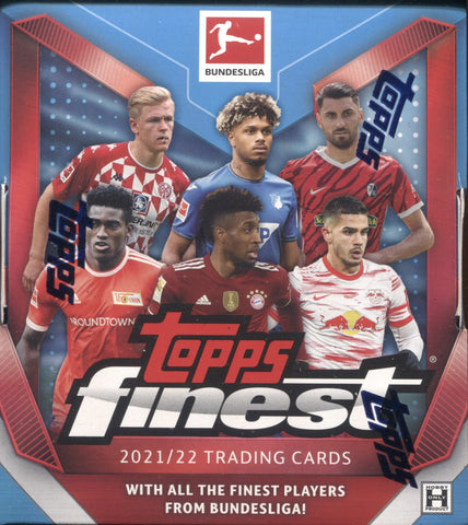 2021-22 Topps Finest Bundesliga Soccer Hobby, Box