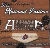 2023 Historic Autographs National Pastime Autographed Baseball Hobby, Box