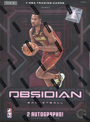 2021-22 Panini Obsidian Basketball Hobby, Box