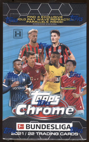 2021-22 Topps Chrome Bundesliga League Soccer Lite, Box