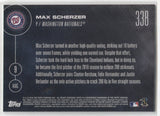 2016 MAX SCHERZER TOPPS NOW #338 Washington Nationals 3