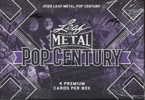 2022 Leaf Metal Pop Century Hobby, Box