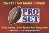 2021 Leaf Pro Set Metal Football Hobby, Box
