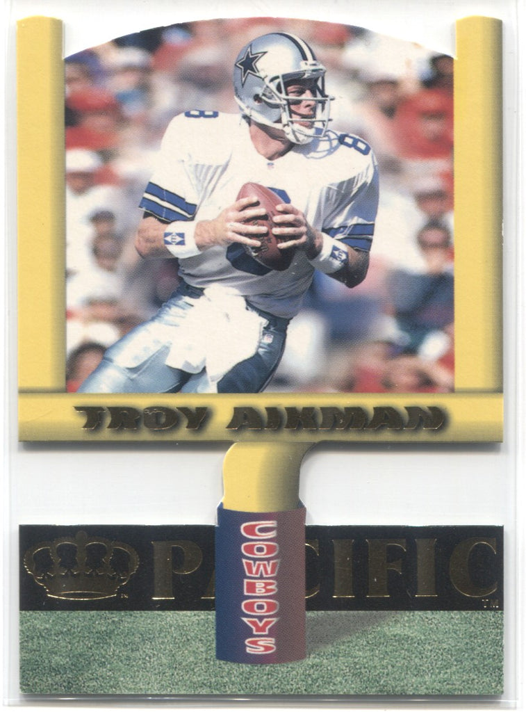 1996 Troy Aikman Pacific Crown Collection THE ZONE DIE CUT #Z-7 Dallas