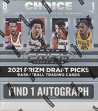 2021-22 Panini Prizm Collegiate Draft Picks Choice Basketball, 20 Box Case