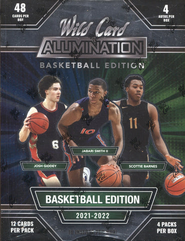*LAST BOX* 2021-22 Wild Card Alumination Basketball Hobby, Box