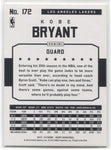 2015-16 Kobe Bryant Panini NBA Hoops #172 Los Angeles Lakers 3