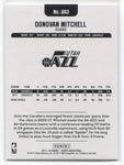 2017-18 Donovan Mitchell Panini Hoops ROOKIE RC #263 Utah Jazz 3