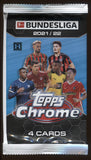 2021-22 Topps Chrome Bundesliga League Soccer Lite, Pack