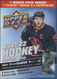 2021-22 Upper Deck Series 1 Hockey, Blaster Box