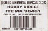 2021-22 Panini Impeccable Hobby Basketball, 3 Box Case