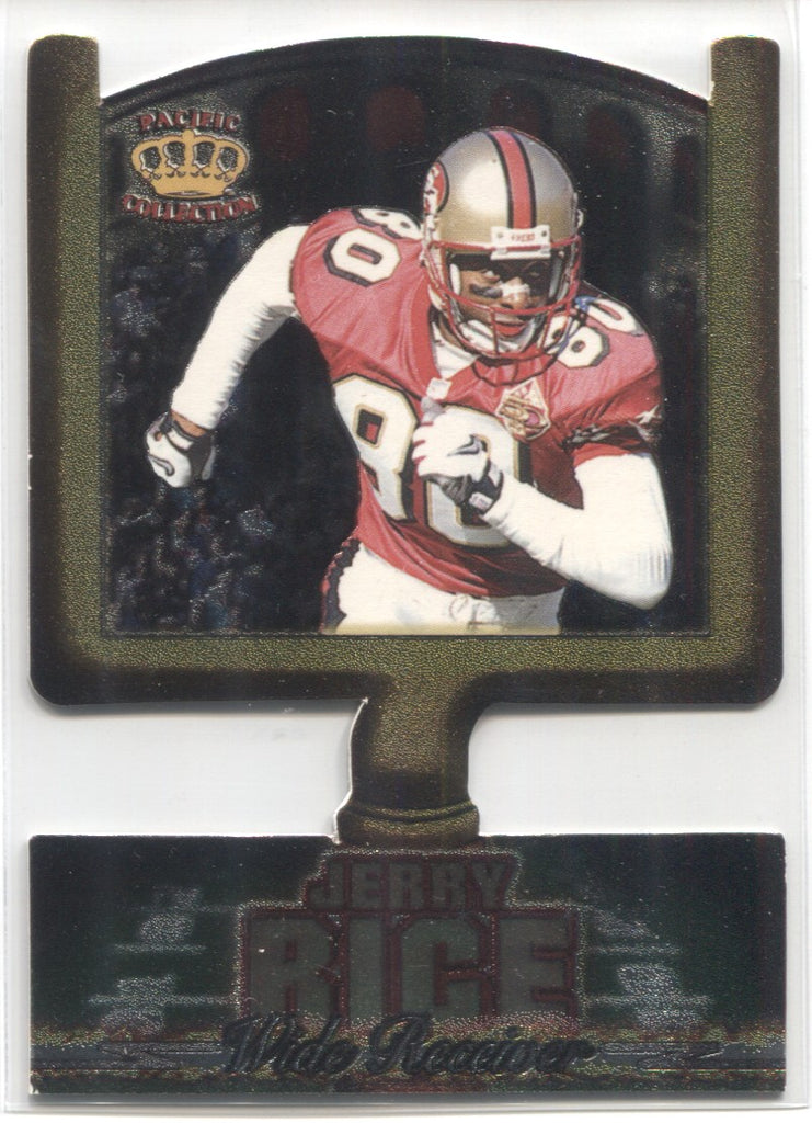 1997 Jerry Rice Pacific Crown Collection THE ZONE DIE CUT #18 San Fran