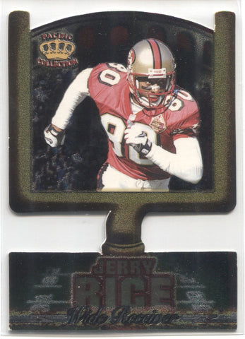 1997 Jerry Rice Pacific Crown Collection THE ZONE DIE CUT #18 San Francisco 49ers HOF 1