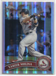 2011 Yadier Molina Topps Chrome REFRACTOR #32 St. Louis Cardinals 1