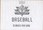 2021 Leaf Valiant Baseball Hobby, 12 Box Case