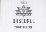 2021 Leaf Valiant Baseball Hobby, 12 Box Case