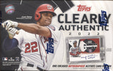 2022 Topps Clearly Authentic Baseball Hobby, 20 Box Case