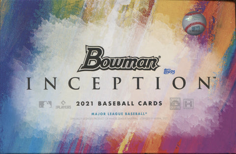 2021 Bowman Inception Baseball Hobby, Box