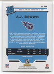 2019 A.J. Brown Donruss PRESS PROOF RED ROOKIE RC #314 Tennessee Titans 2