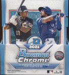 2021 Bowman Chrome Hobby Baseball, 12 Box Case