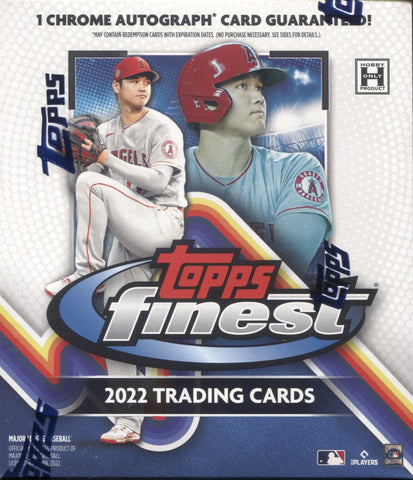 2022 Topps Finest Baseball Hobby, Mini-Box