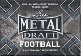 *LAST BOX* 2022 Leaf Metal Draft Football Hobby, Box