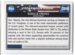 2008 Barack Obama Topps CAMPAIGN 2008 #C08-BO President of the United States 5
