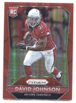 2015 David Johnson Panini Prizm RED ROOKIE RC #224 Arizona Cardinals