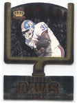 1997 Terrell Davis Pacific Crown Collection THE ZONE DIE CUT #4 Denver Broncos HOF