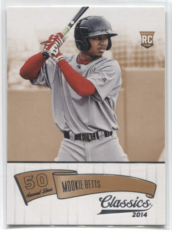 2014 Mookie Betts Panini Classics ROOKIE RC #169 Boston Red Sox 16