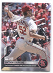 2022 Matthew Liberatore Topps Now CALL UP COLLECTS 1ST CAREER WIN IN SCORELESS START #252 St. Louis Cardinals 3