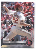 2022 Matthew Liberatore Topps Now CALL UP COLLECTS 1ST CAREER WIN IN SCORELESS START #252 St. Louis Cardinals 3