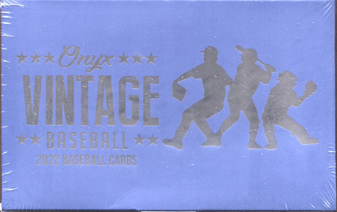 2022 Onyx Vintage Hobby Baseball, Box