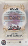 2021 Topps Allen & Ginter Chrome Hobby Baseball, Box