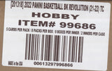 2021-22 Panini Revolution Basketball Hobby, 16 Box Master Case