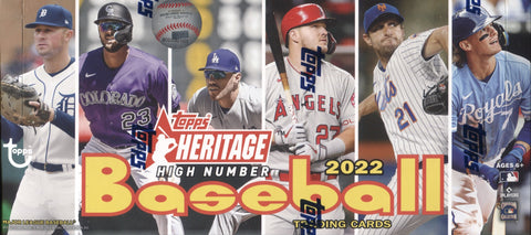 2022 Topps Heritage High Number Baseball Hobby, Box