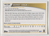 2013 Gerrit Cole Topps Update ROOKIE RC #US150A Pittsburgh Pirates 5