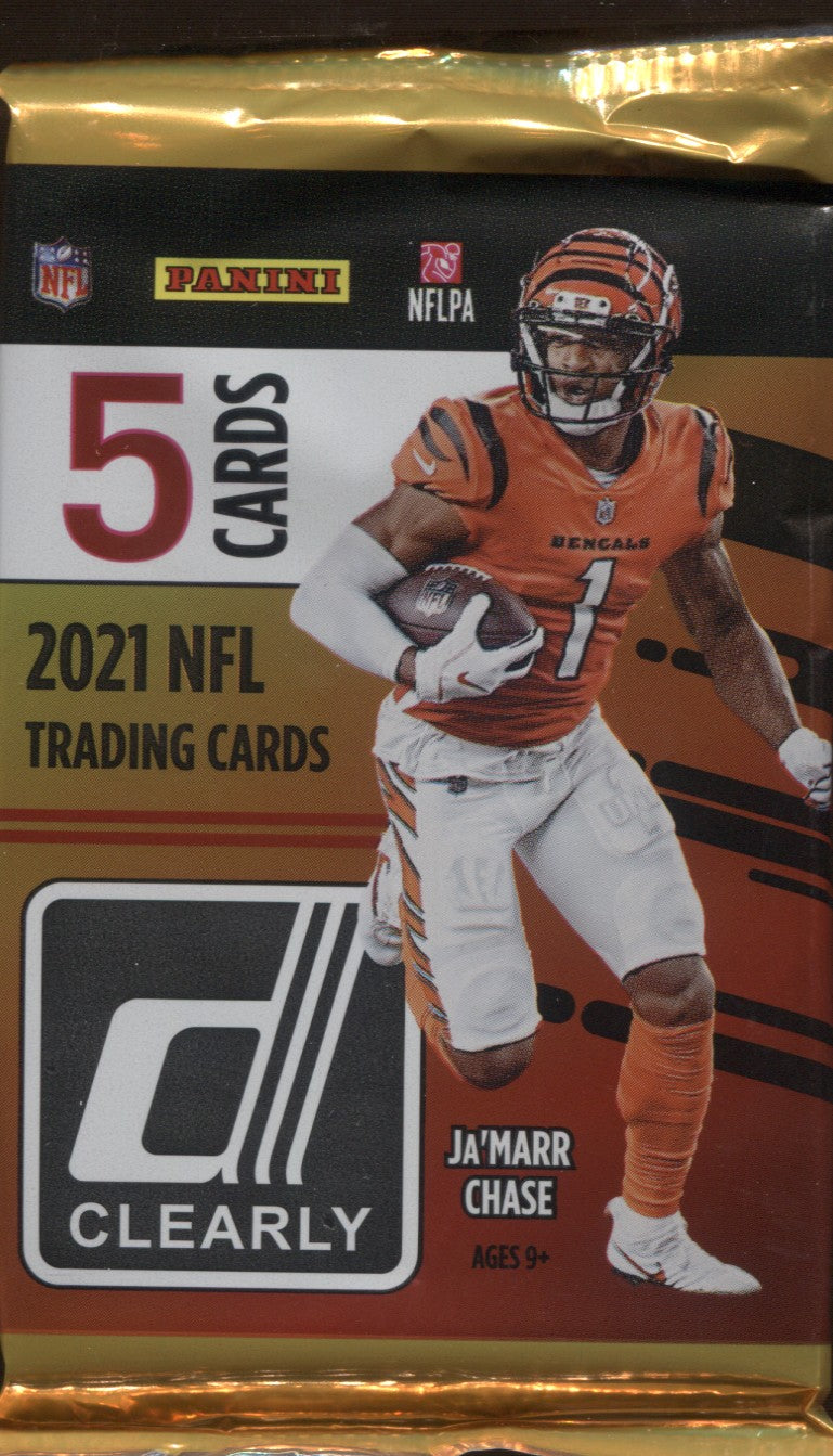 2021 Panini Clearly Donruss Football Hobby Box – Three Stars Sportscards