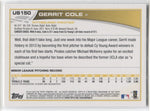 2013 Gerrit Cole Topps Update ROOKIE RC #US150A Pittsburgh Pirates 7