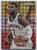 2014-15 Kyrie Irving Panini Prizm YELLOW AND RED MOSAIC Cleveland Cavaliers #18