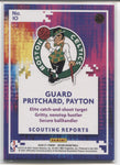 2020-21 Payton Prichard Panini Recon SCOUTING REPORT HOLO BLUE ROOKIE 59/99 RC #10 Boston Celtics