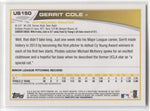 2013 Gerrit Cole Topps Update ROOKIE RC #US150A Pittsburgh Pirates 8