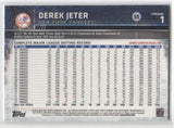 2015 Derek Jeter Topps Chrome #1 New York Yankees 3