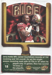 1997 Jerry Rice Pacific Crown Collection THE ZONE DIE CUT #18 San Francisco 49ers HOF 2